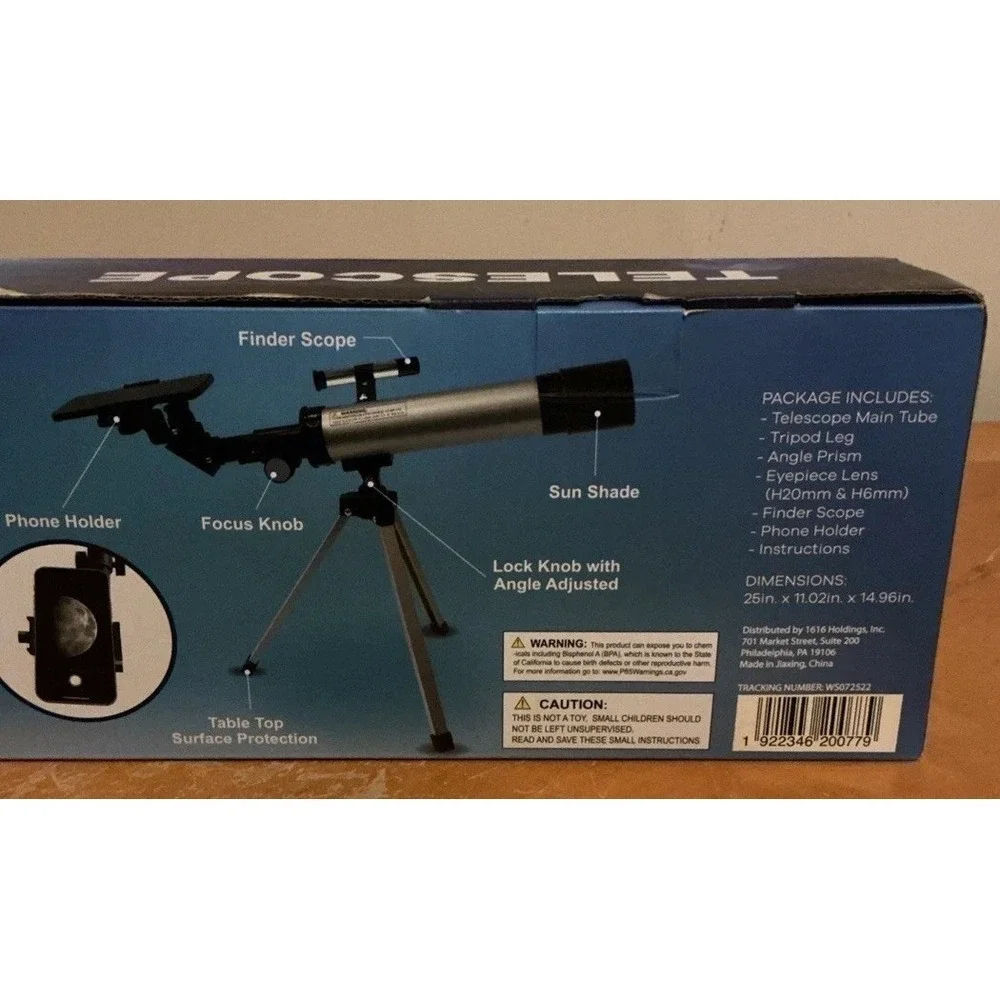 TELESCOPE WITH SMARTPHONE‎ HOLDER 400x50MM For Ages 8 Plus
